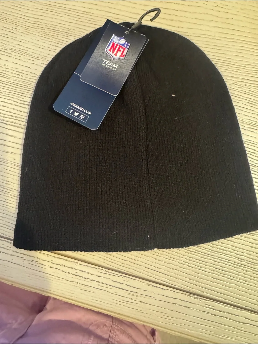 47 Kids Cincinnati Bengals Black Beanie with Orange Logo